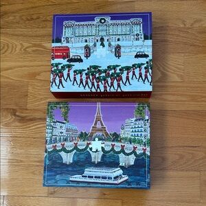 Anthropologie Paris and London 1000 piece puzzles